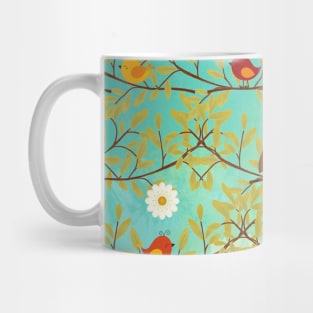 Autumn birds Mug